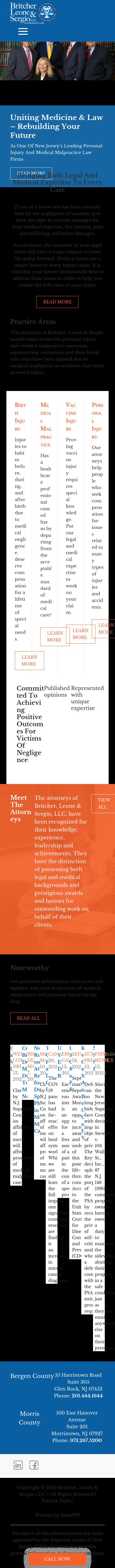 Britcher Leone & Roth LLC - Glen Rock NJ Lawyers