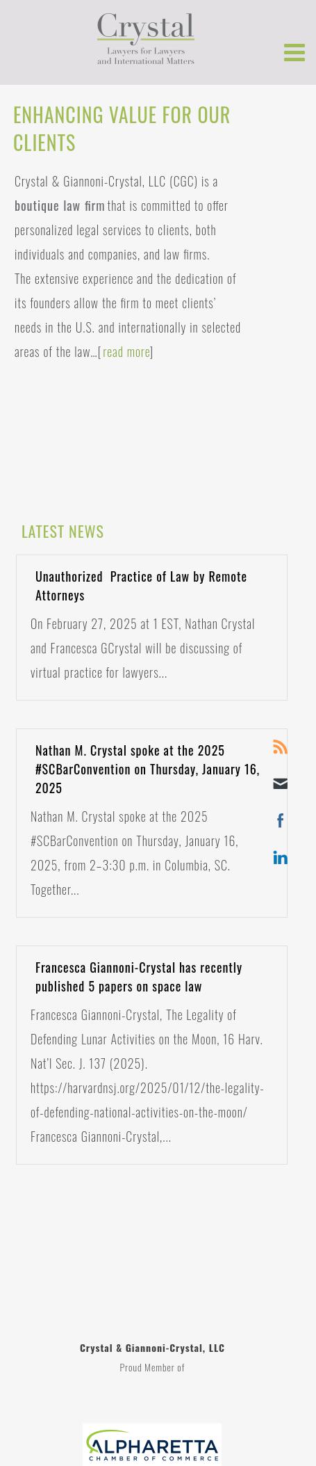 Crystal & Giannoni-Crystal, LLC - Charleston SC Lawyers