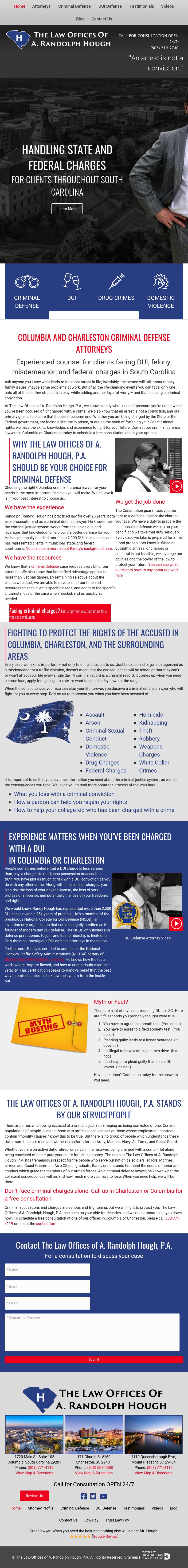 The Law Office of A. Randolph Hough P.A. - Columbia SC Lawyers