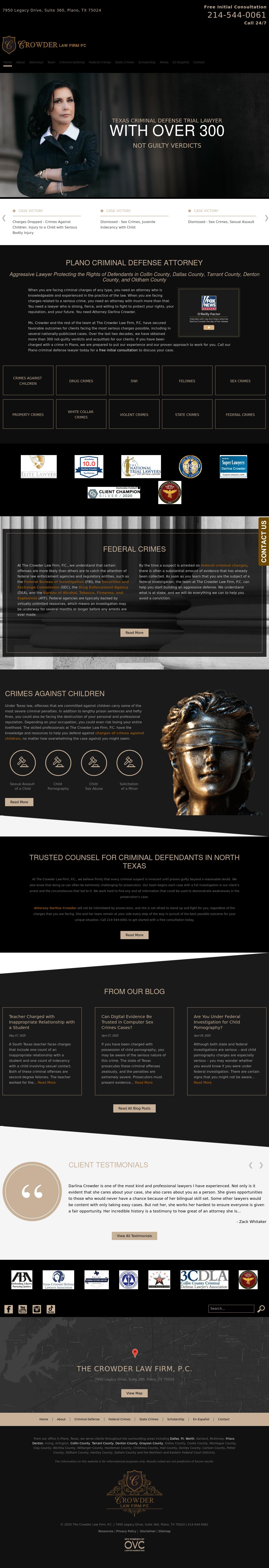 The Crowder Law Firm, P.C - Plano TX Lawyers