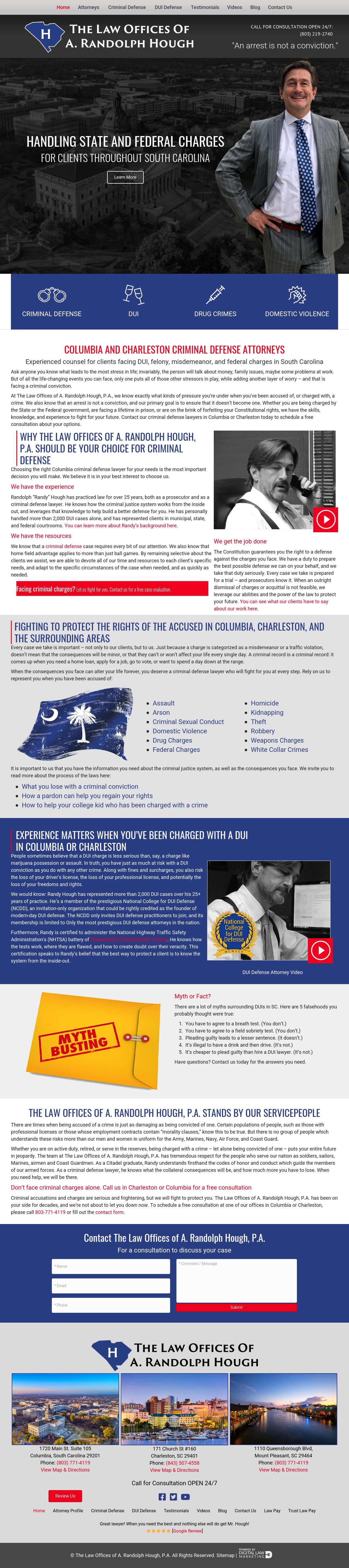 The Law Office of A. Randolph Hough P.A. - Columbia SC Lawyers